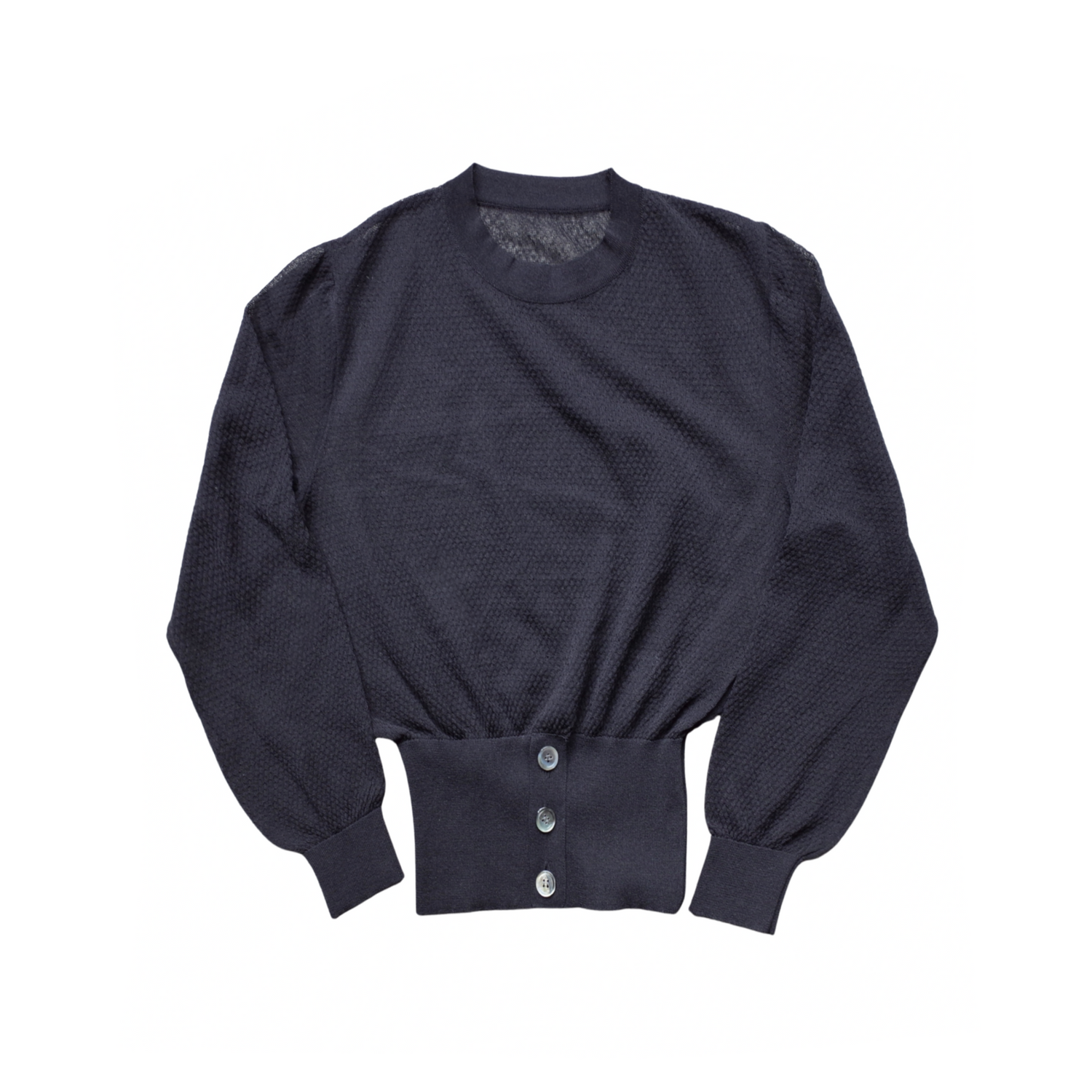 BUTTON KNIT PULLOVER