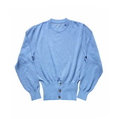 BUTTON KNIT PULLOVER