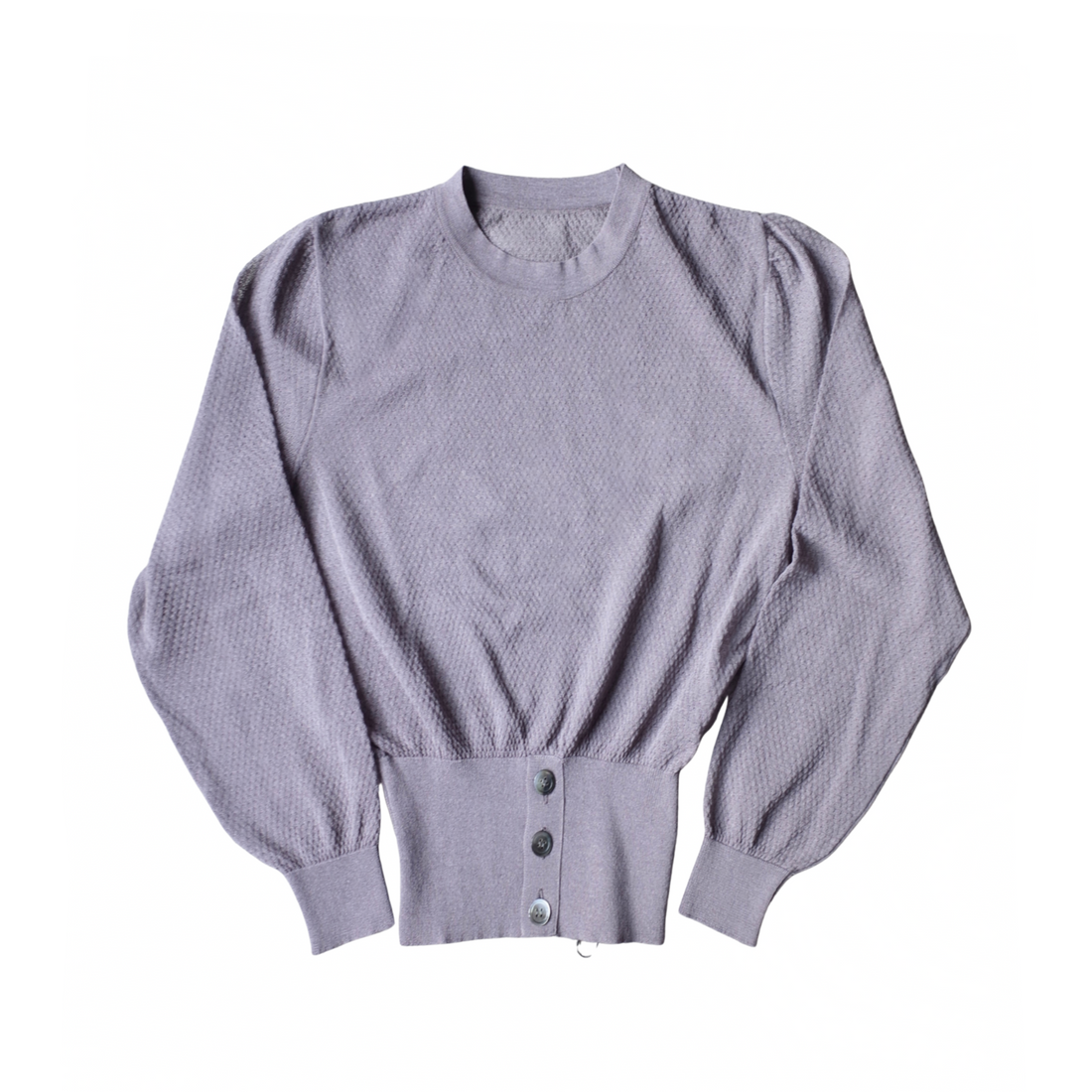 BUTTON KNIT PULLOVER