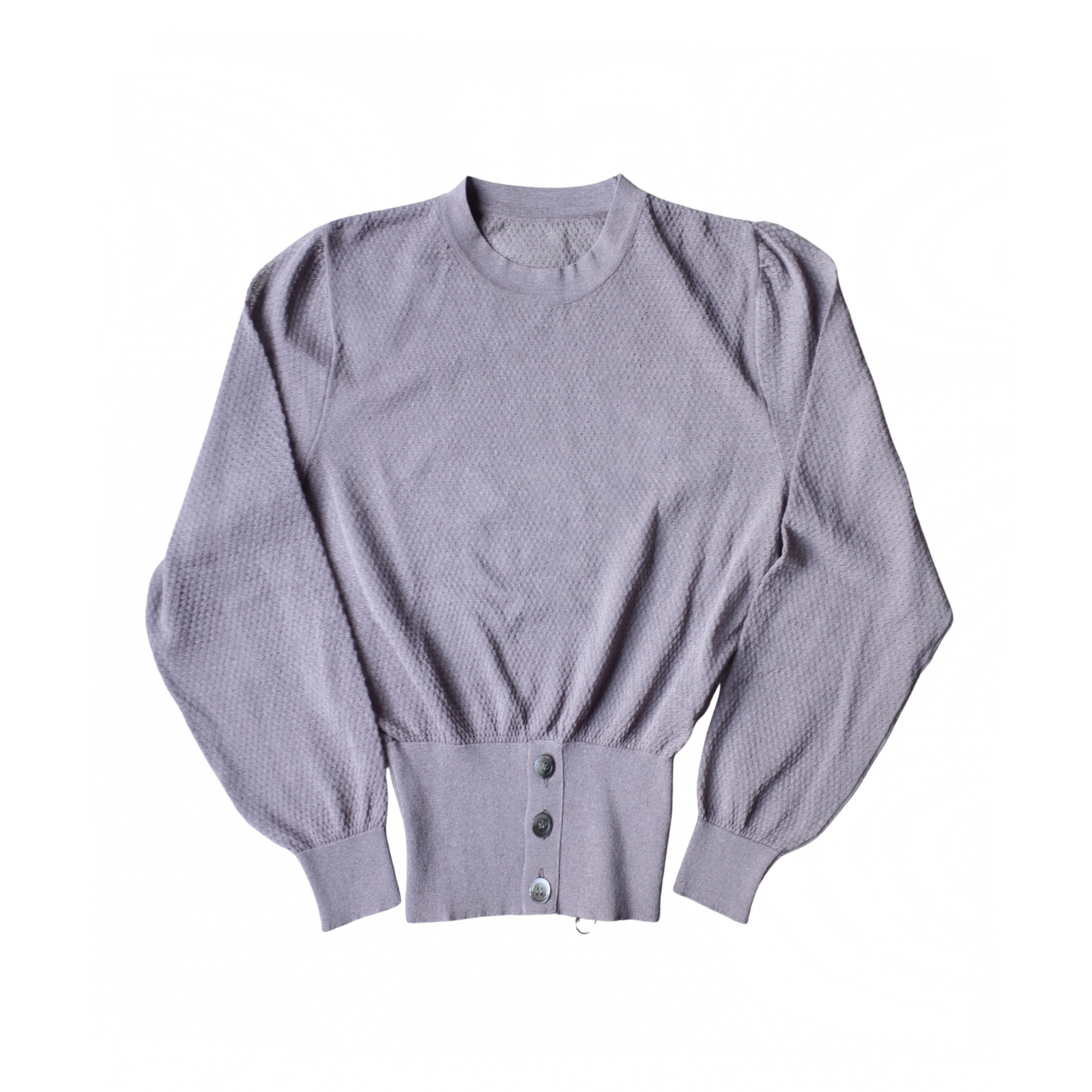 BUTTON KNIT PULLOVER