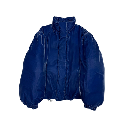 VELVET DOWN JACKET