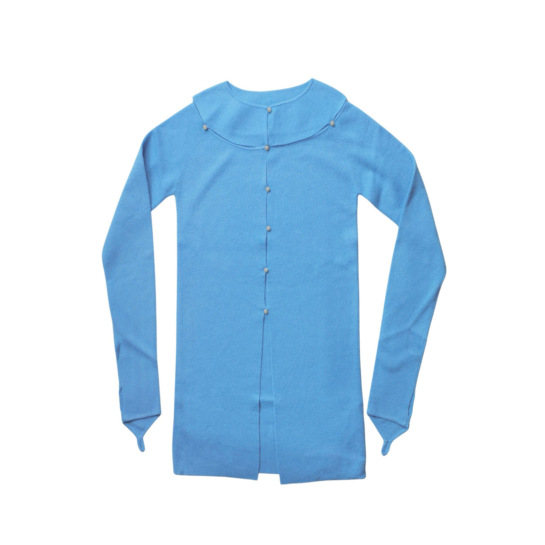 RIB YOKE CARDIGAN