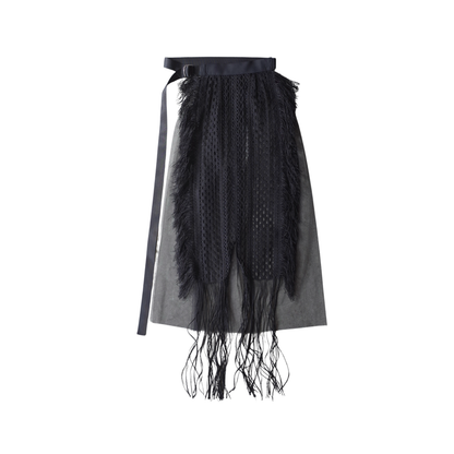 TWISTLACE WRAP SKIRT