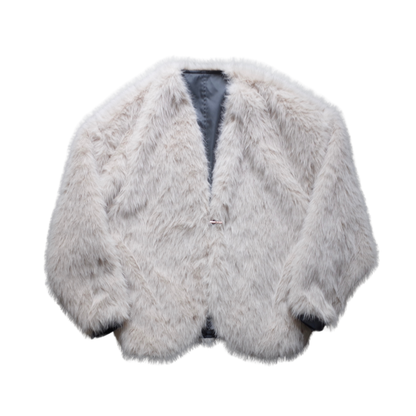 REVERSIBLE NYLON FUR BLOUSON
