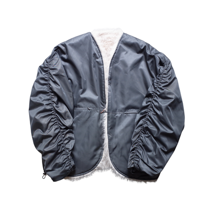 REVERSIBLE NYLON FUR BLOUSON
