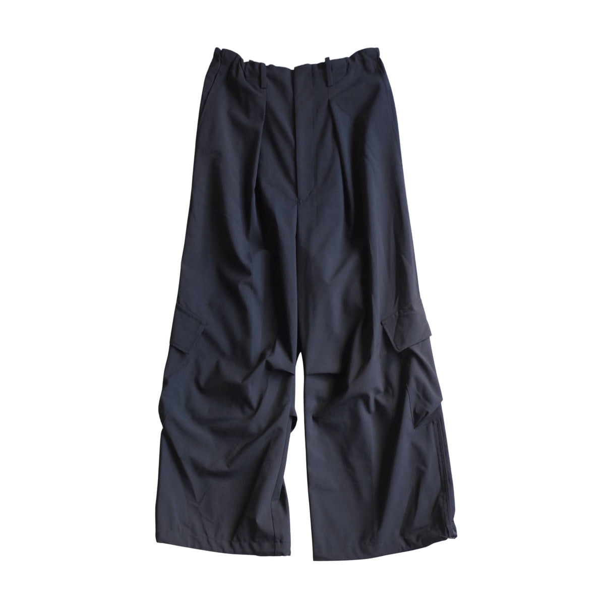 WOOL BLEND EASY CARGO PANTS