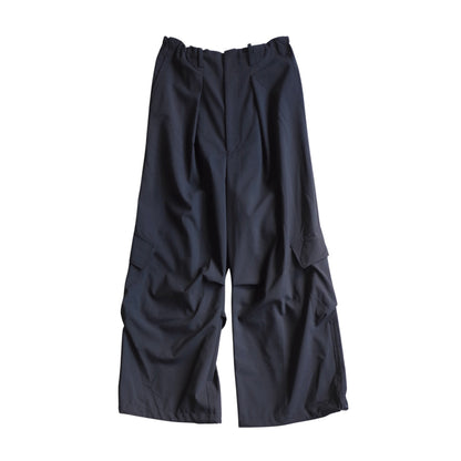 WOOL BLEND EASY CARGO PANTS
