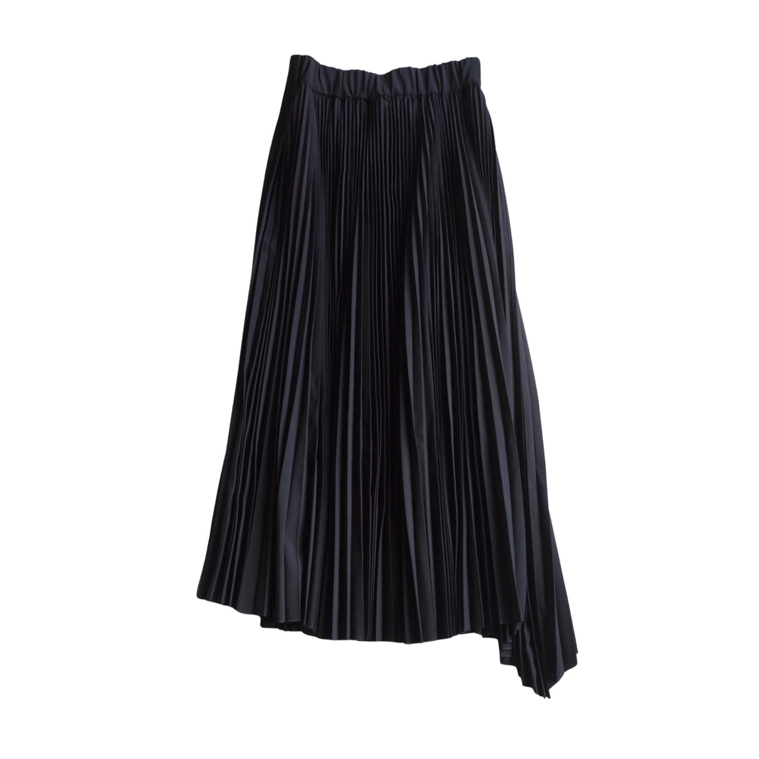 WOOL BLEND PLEATED SK