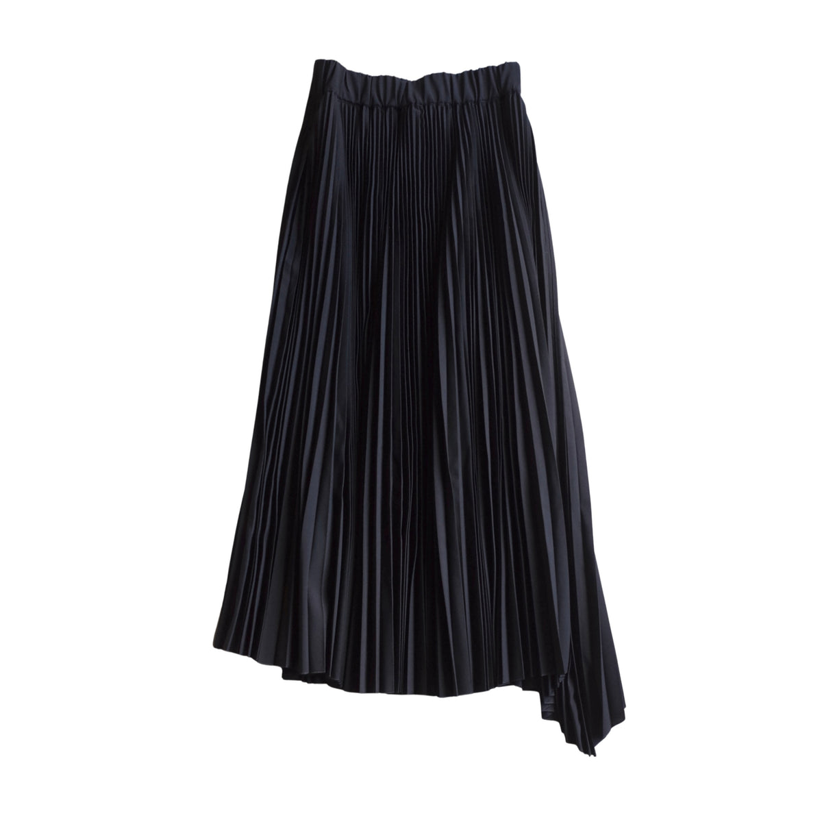 WOOL BLEND PLEATED SK