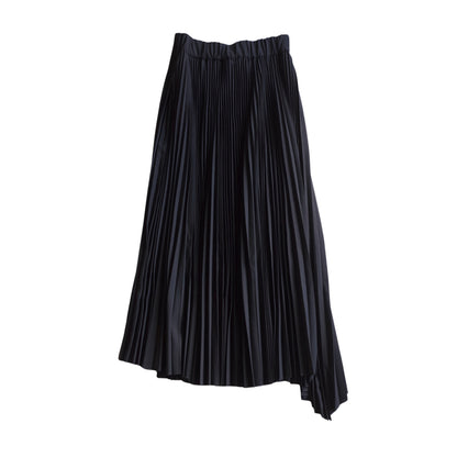 WOOL BLEND PLEATED SK