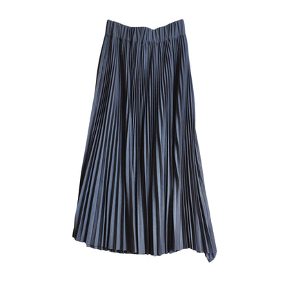 WOOL BLEND PLEATED SK