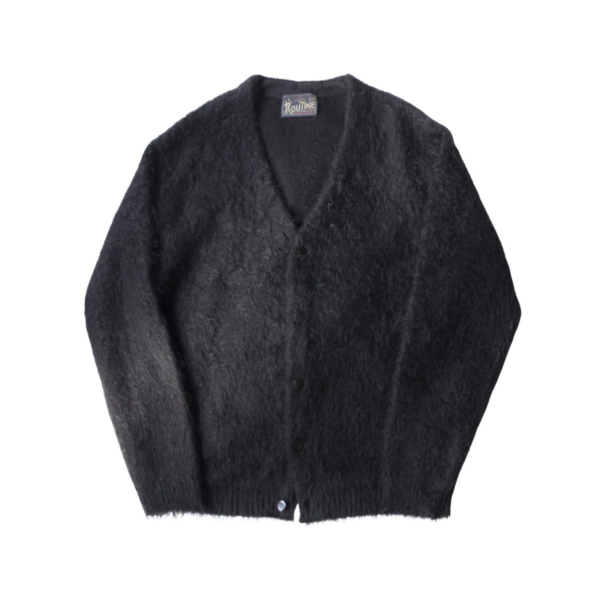 SOLID VINTAGE BRUSHED CARDIGAN